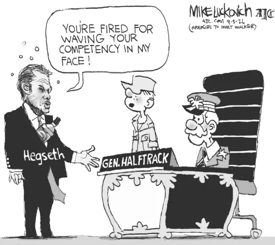 Editorial cartoons — 2 of them